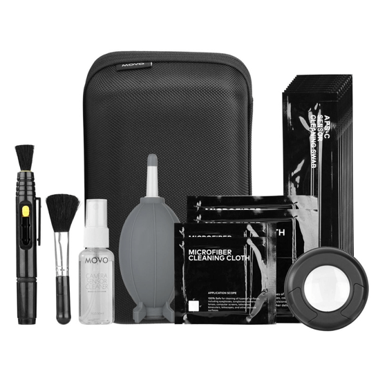 Travel photography gear camera cleaning kit