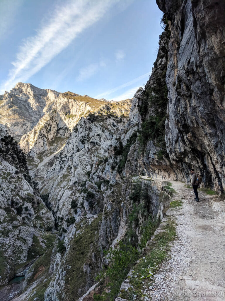 Hiking in Ruta del Cares or The Cares Trail