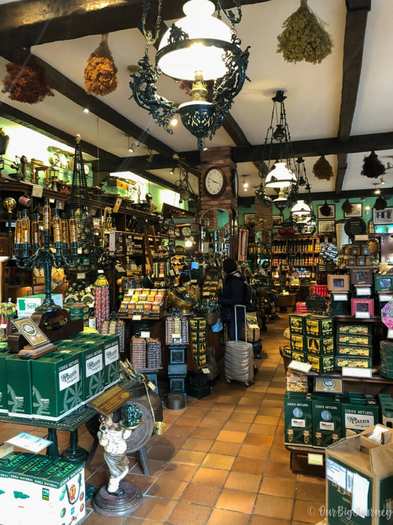 Cheese shop in Asturias