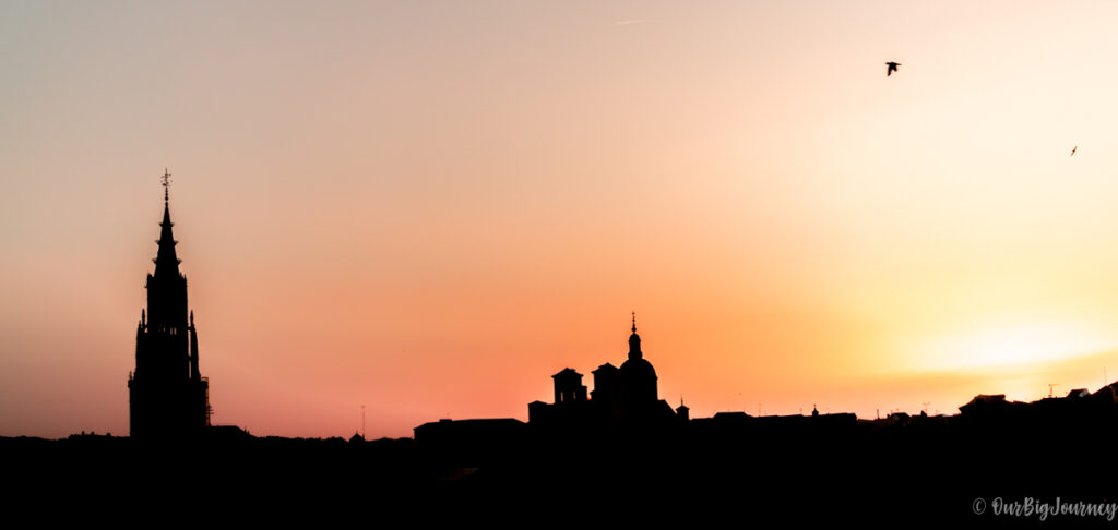 Sunset in Toledo Spain