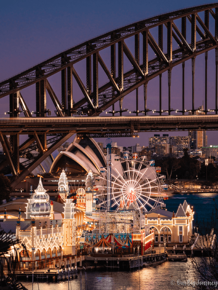Best Photo Spots in Sydney Luna Park and Opera House