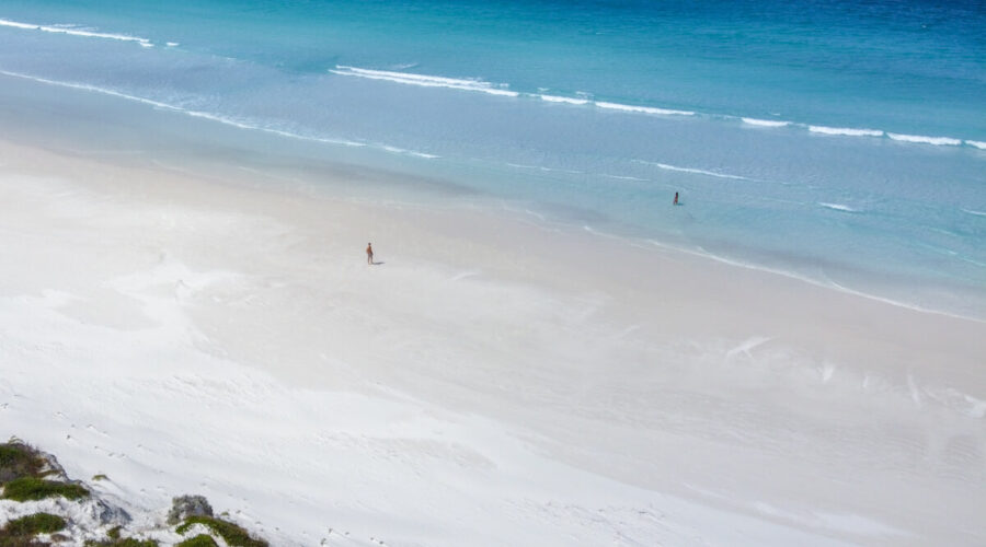 Lucky Bay beach in Esperance Australia