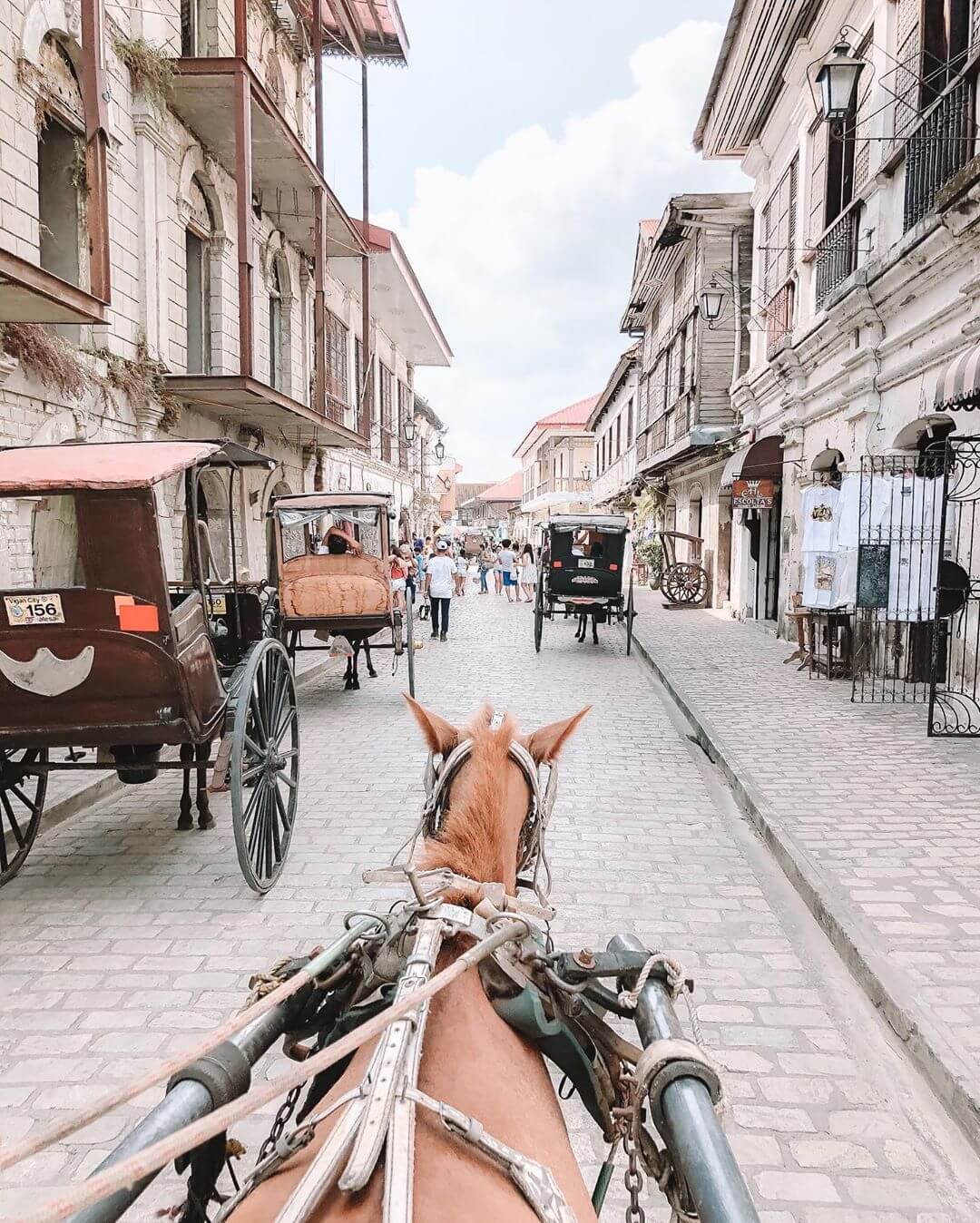 Philippines Vigan city Calle Crisologo