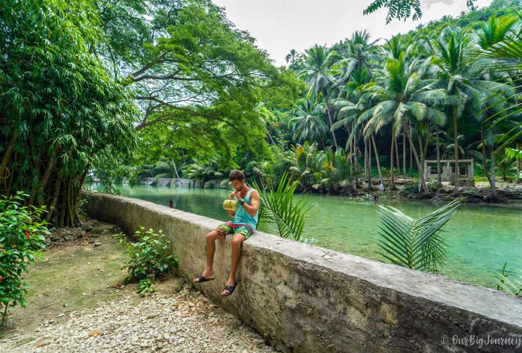 Path to Kawasan Falls, Cebu Philippines