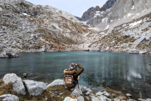 Picos de Europa lake Camera Backpack