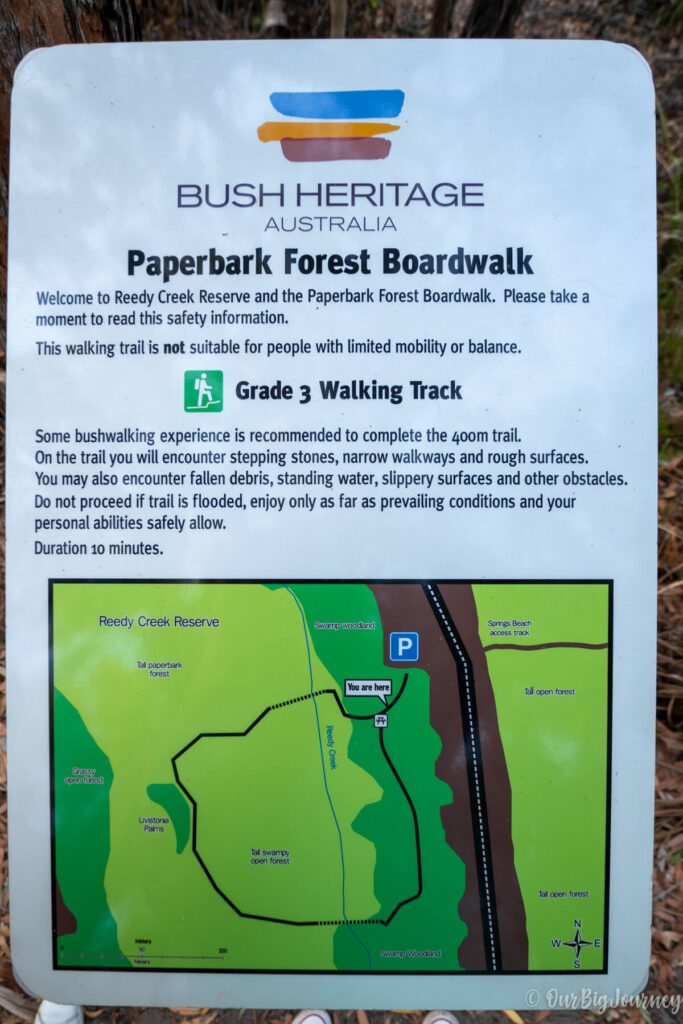 agnes water paperback forest walk trail map