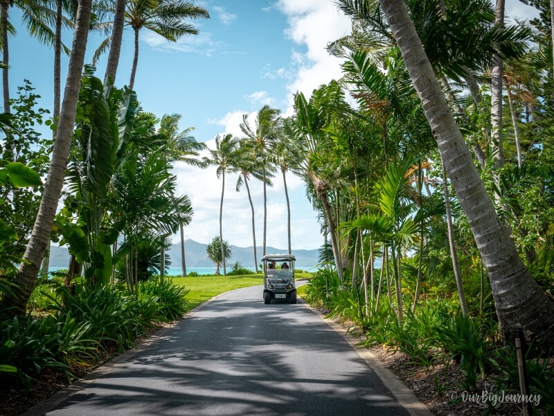 Hayman Island Welcome Golf Cart Ride