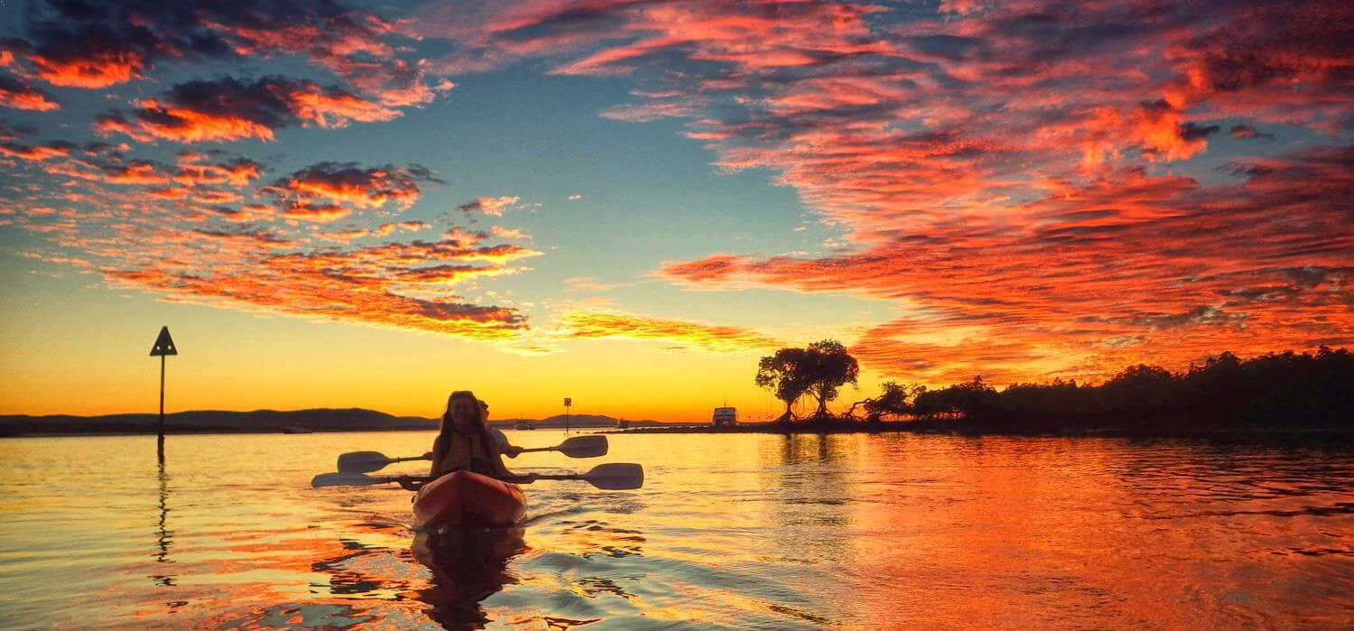 sunset 1770 kayak liquid adventures