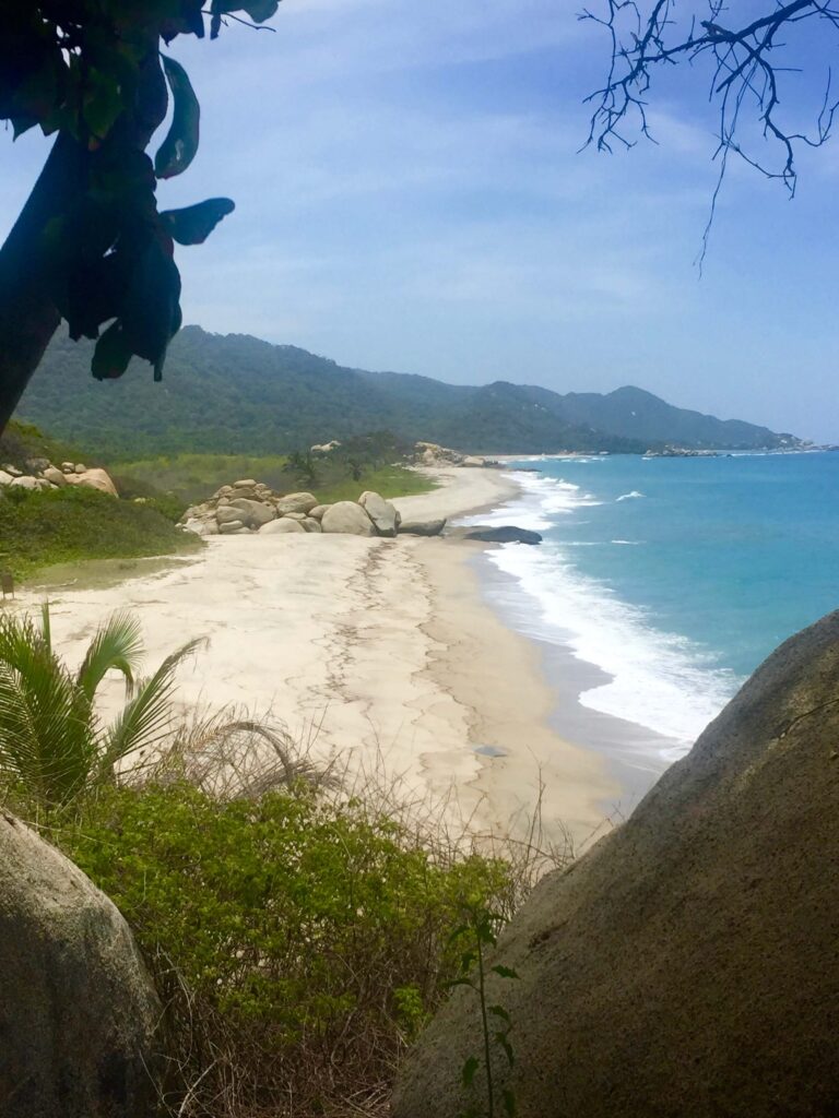 Caribbean beach at Tayrona