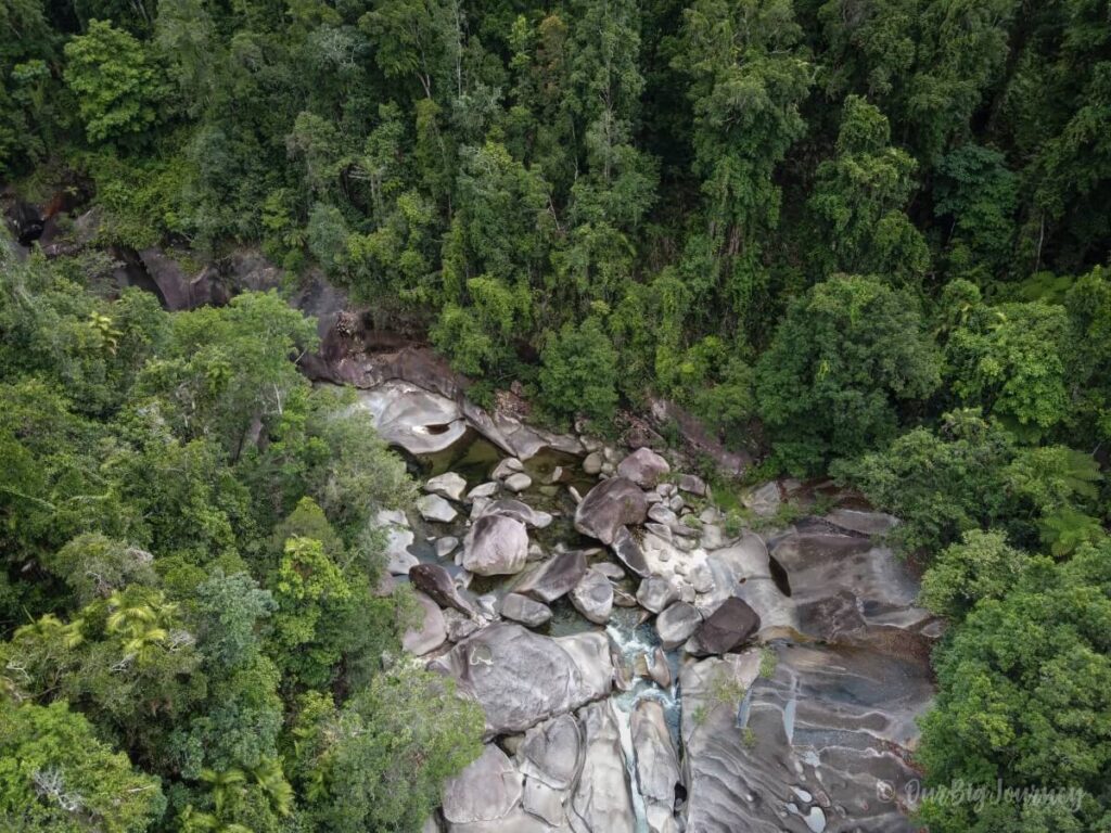 View of Babinda Boulderes