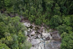 View of Babinda Boulderes