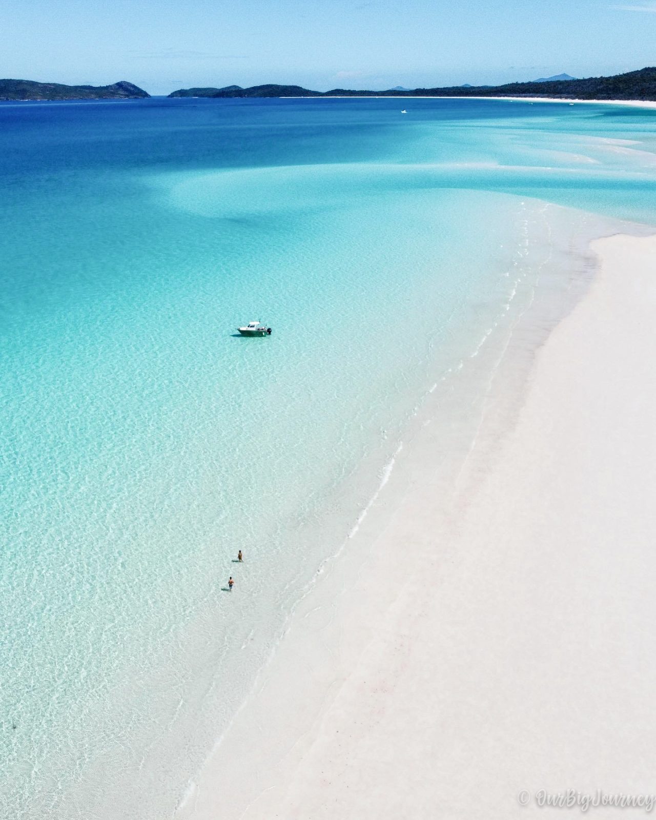 Whitsundays Whitehaven Beach drone