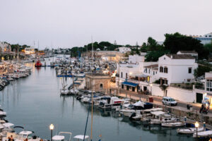 views of Ciutadella's port