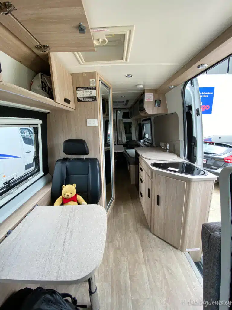 Mercedes Sprinter Van in our Australia Was coast road trip