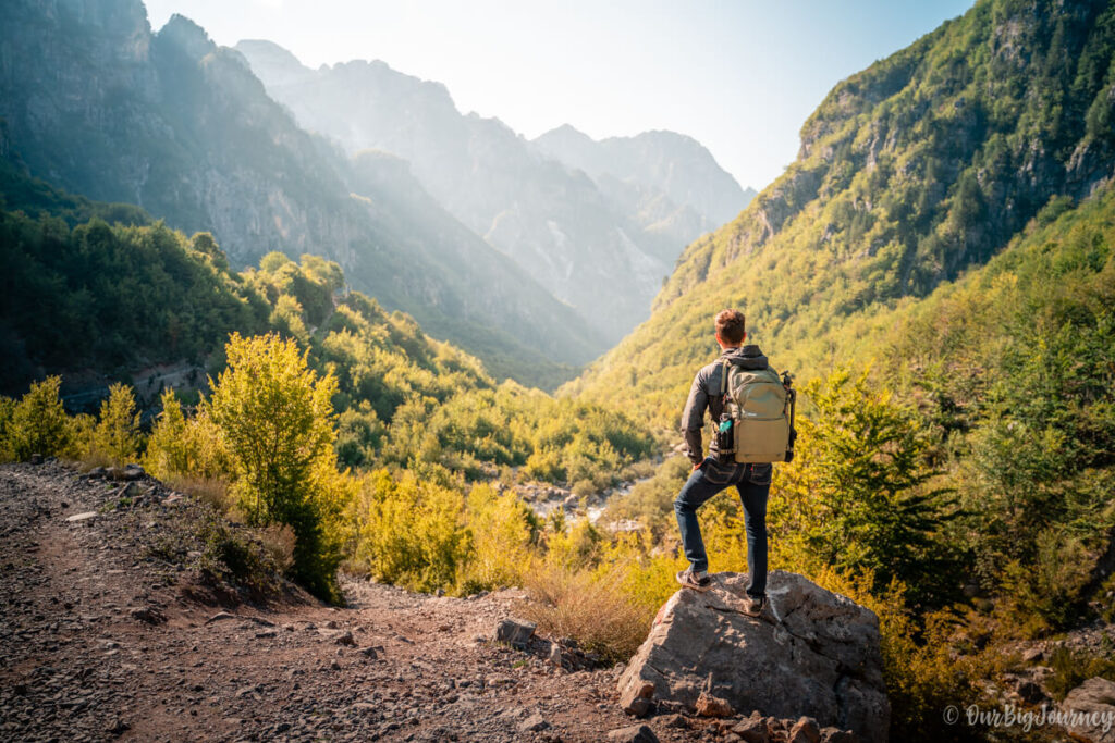 Hiking to Theth Waterfall