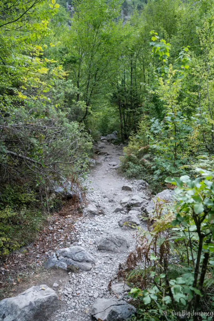 Theth Waterfall hike