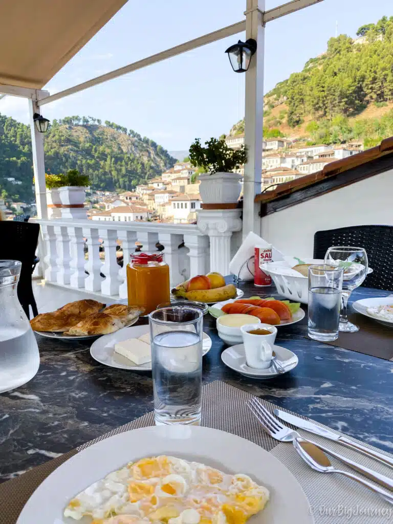breakfast in Berat