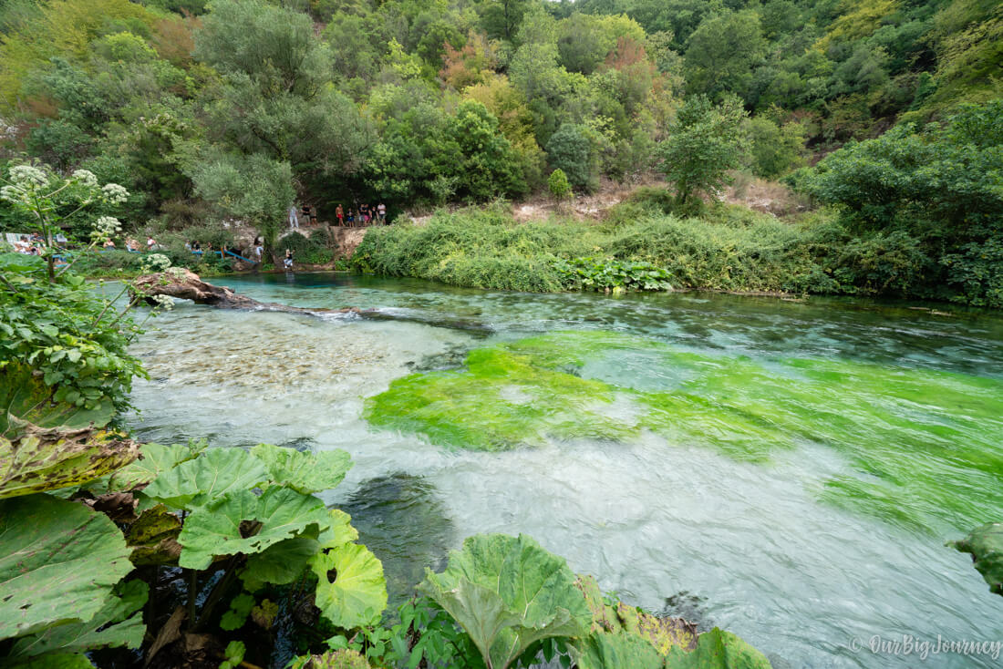 Blue Eye pool in Albania