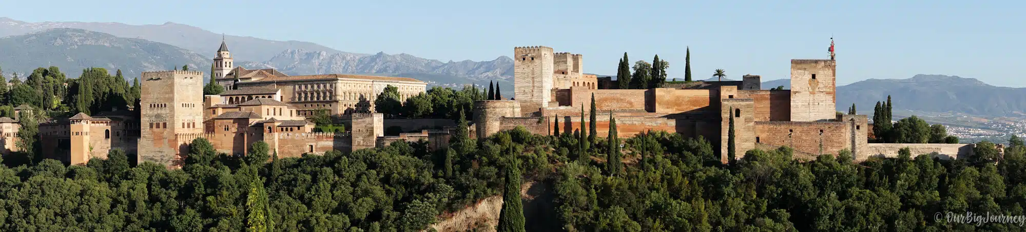 Panoramic view of the Alhambra