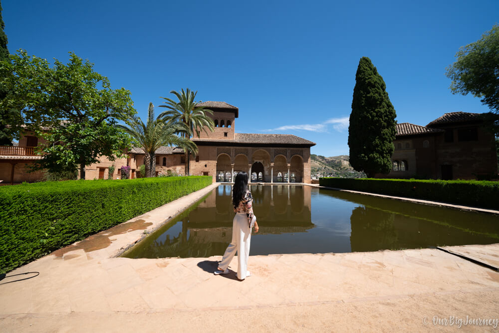 Alhambra in Granada patios
