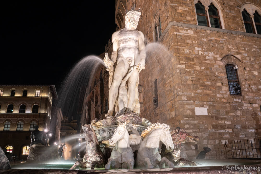 Fountain of Neptune in Florence