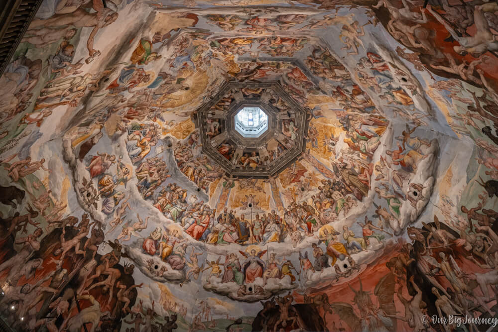 Fresco painting in Bruneschelli's Dome