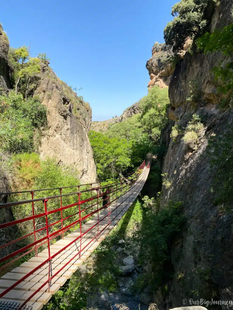 Cahorros de Monachil bridge