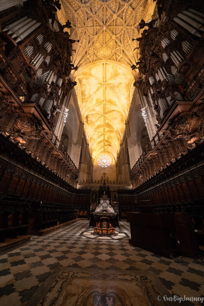 Inside Seville Cathedral