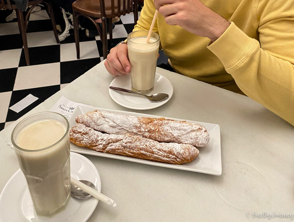 horchata in Valencia 