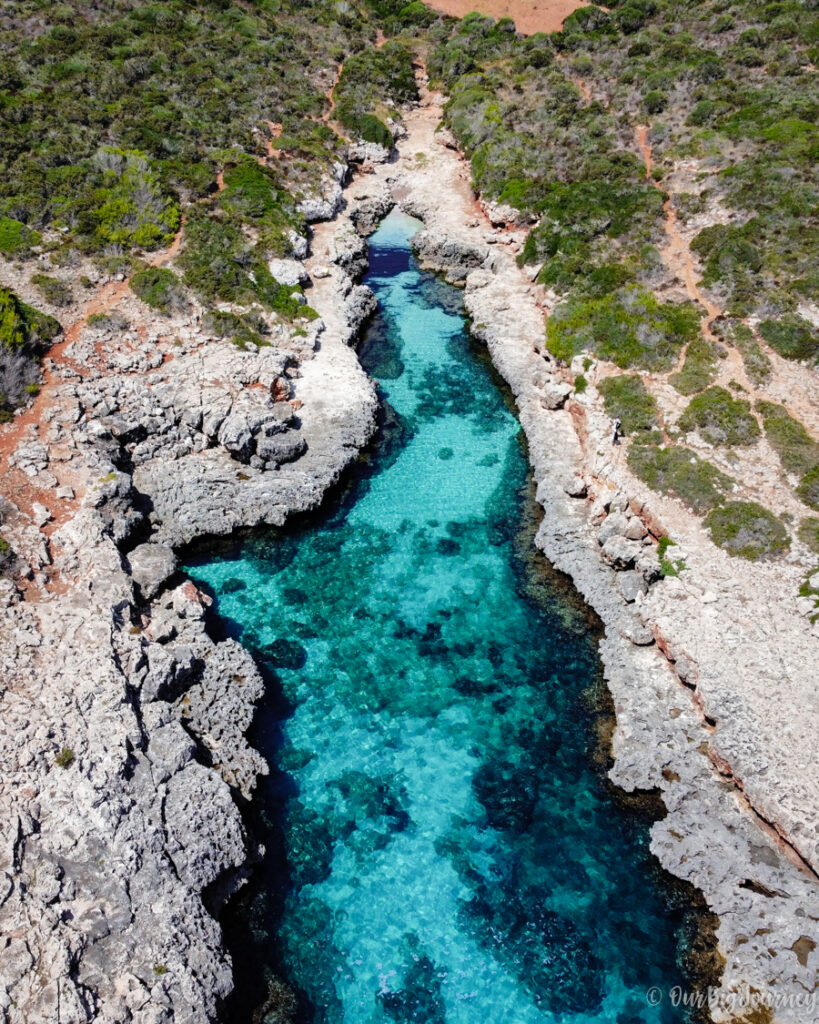 cala estreta, one of the hidden beaches in Mallorca