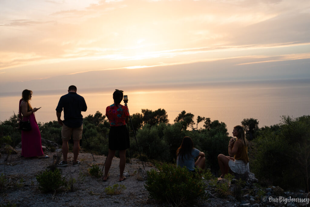 sunset at Sa Foradada in Mallorca