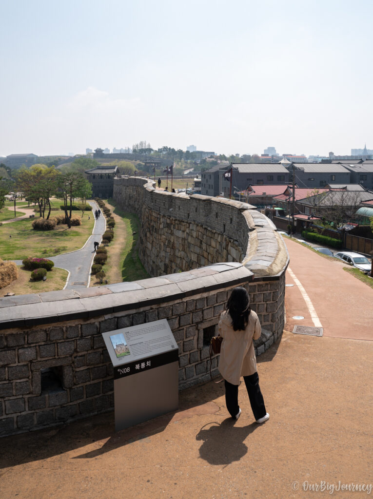 Suwon fortress wall walk visit