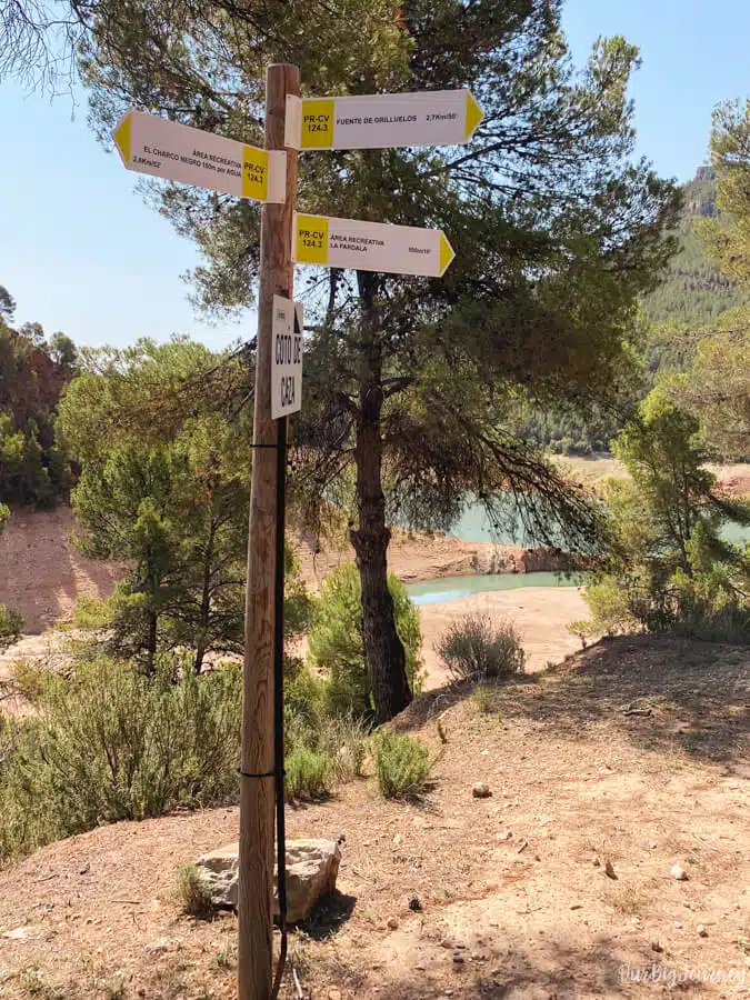 starting point of the route where you can park the car