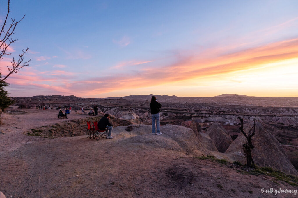 sunset point in red valley