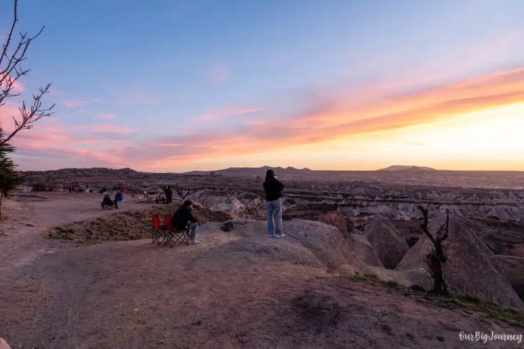 sunset point in red valley