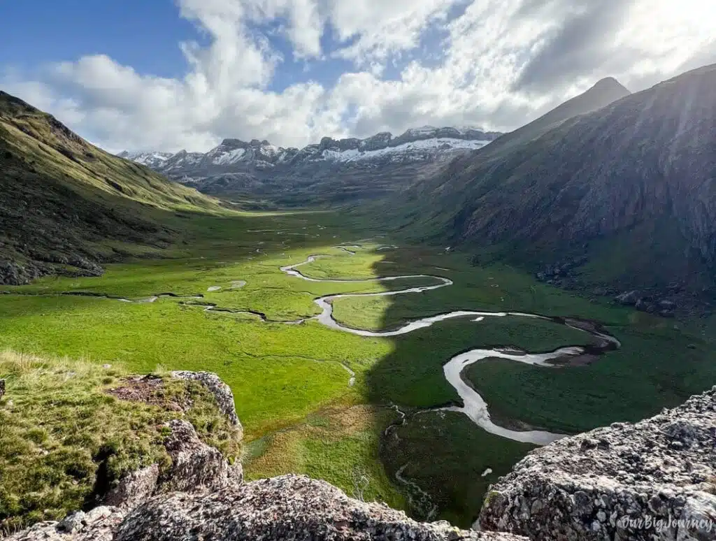 Aguastuertas hike in the pyrenees