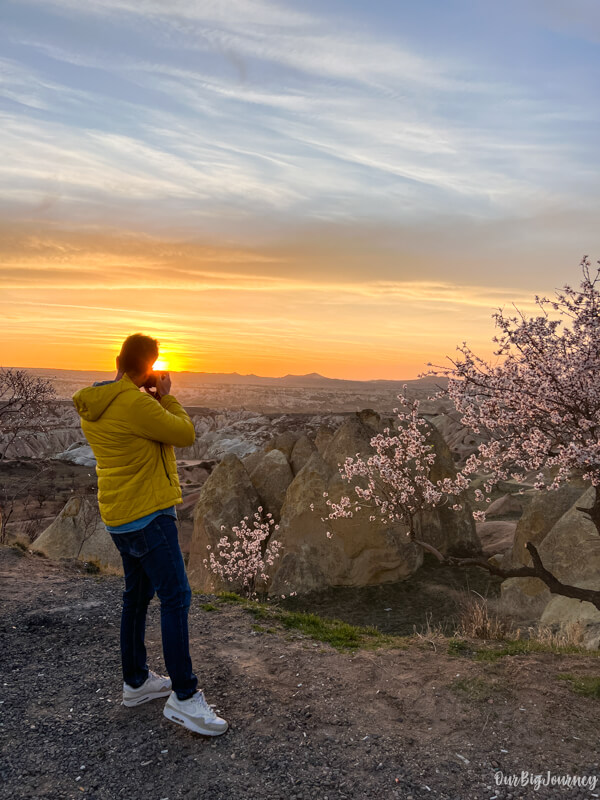 sunset photography Cappadocia 