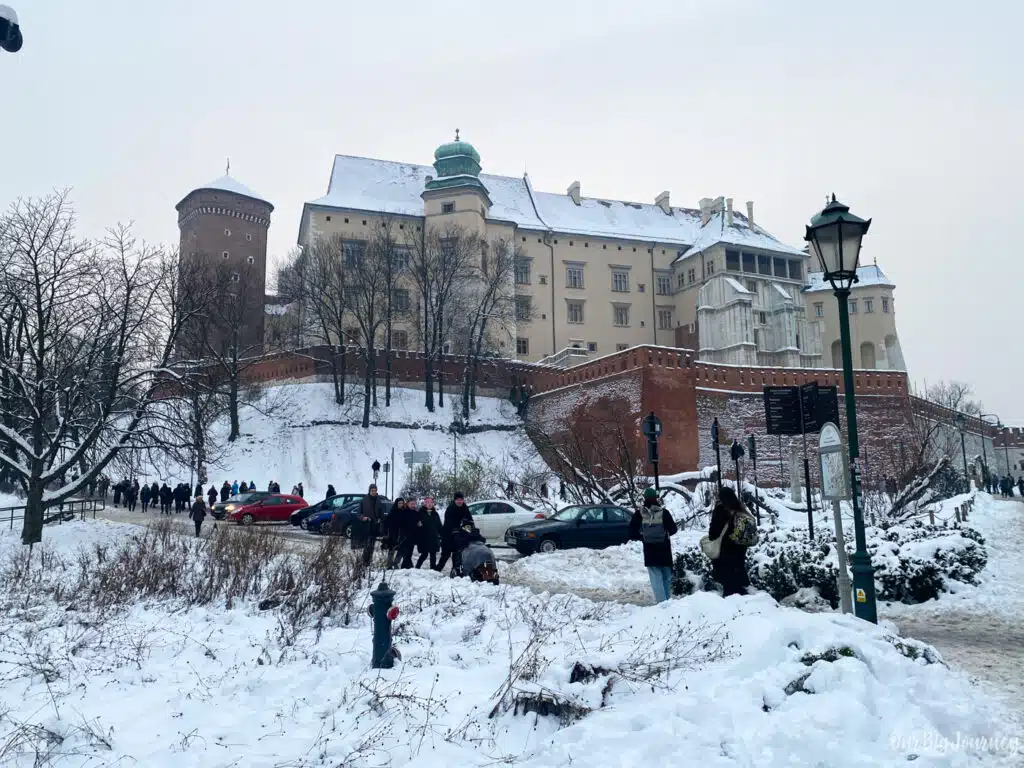 Outside of Wawel Castle